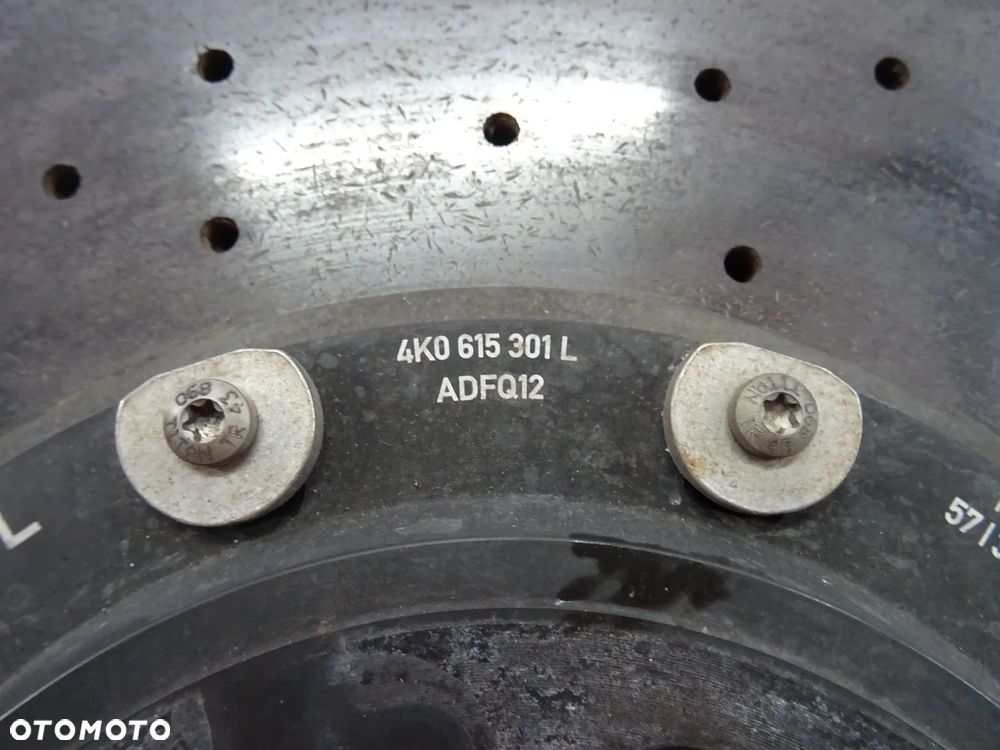 4K0615301L tarcza hamulcowa ceramika LEWA Audi A6 C8 A5 RS5 A4 RS4 czesci - 4