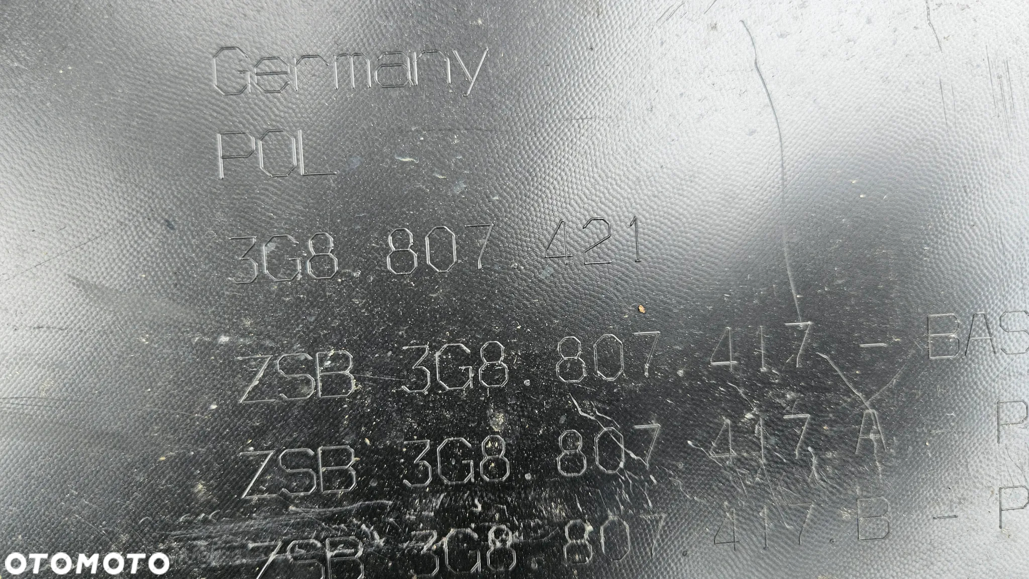 VW Arteon 2017-2020 Zderzak tył Zderzak tylny 3G8807421 Spojler Hokej Dokładka na dwa tłumiki  3G8807521D  KOMPLET NOWE OE VW  USA - 4