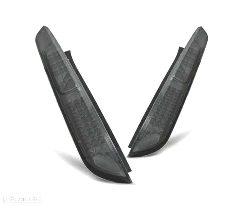 FAROLINS TRASEIROS FORD FOCUS 08-11 LED PRETO ESCURECIDO - 2