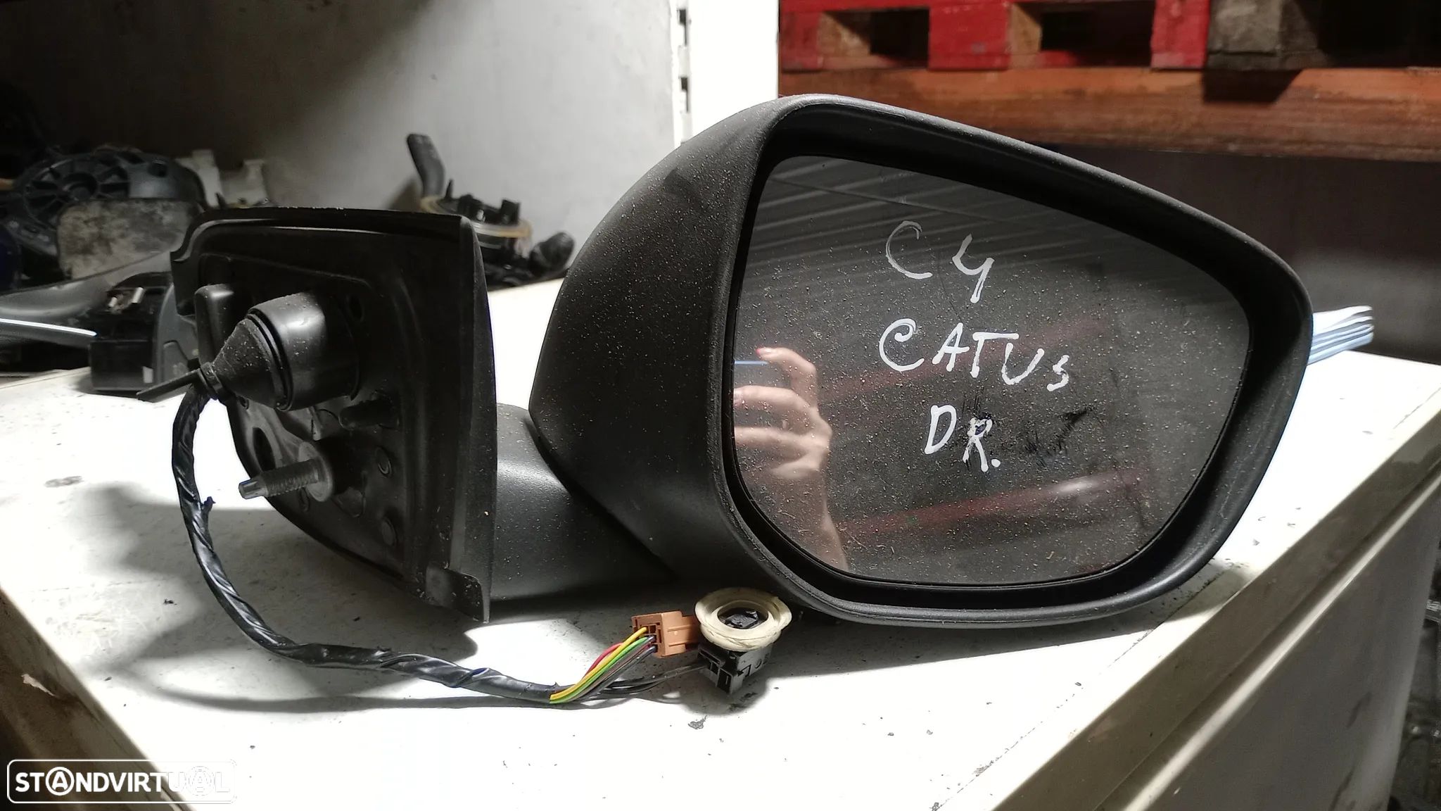 Retrovisor Citroen C4 Catus Direito - 1
