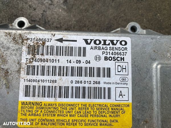 Calculator airbag SRS Volvo S60 V60 XC60 S80 XC70 V70 31406637 - 3