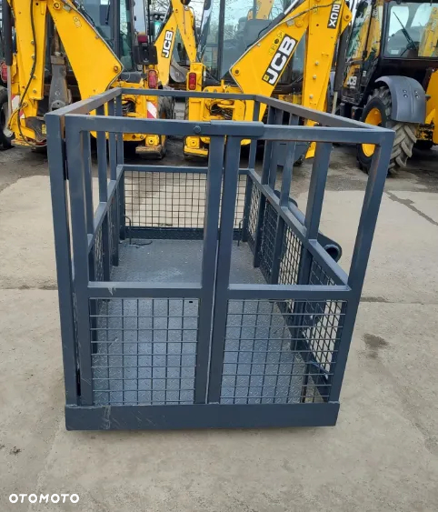 Kosz narzędziowy wysokościowy roboczy ładowarki Manitou Case CAT JCB Atlas Volvo Terex PRODUCENT - 5