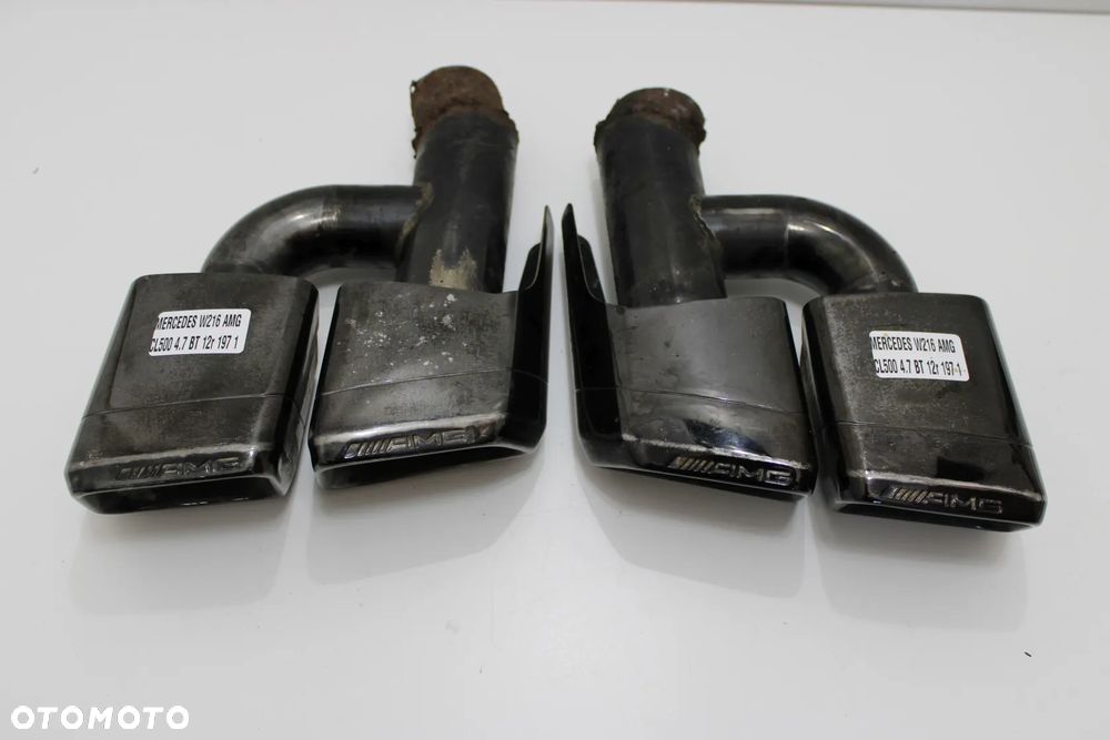 2x Końcówka końcówki wydechu AMG OE Mercedes CL W216 C216 Lift - 17
