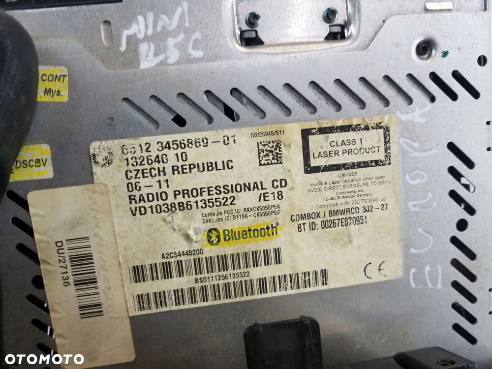 radio cd mini cooper r56 lift 3456869 - 4