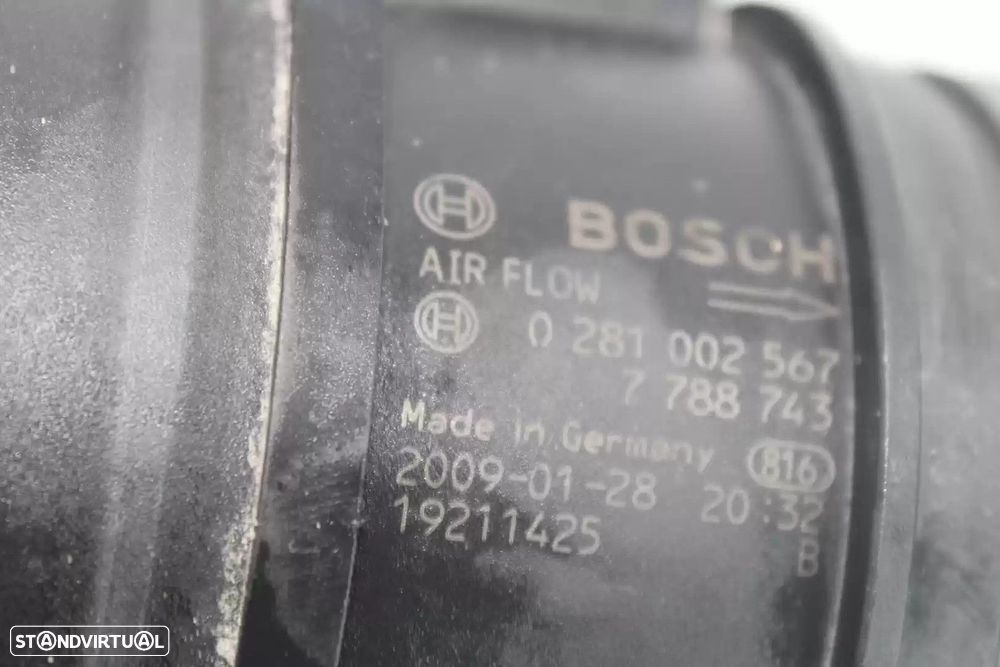 MEDIDOR DE MASSA DE AR BMW 1 2009 -7788743 - 3