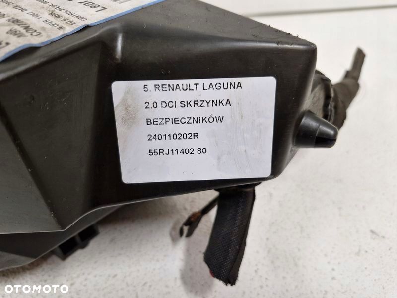 renault laguna 3 iii 2.0 dci skrzynka bezpieczników 240110202r 55rj11402 - 6