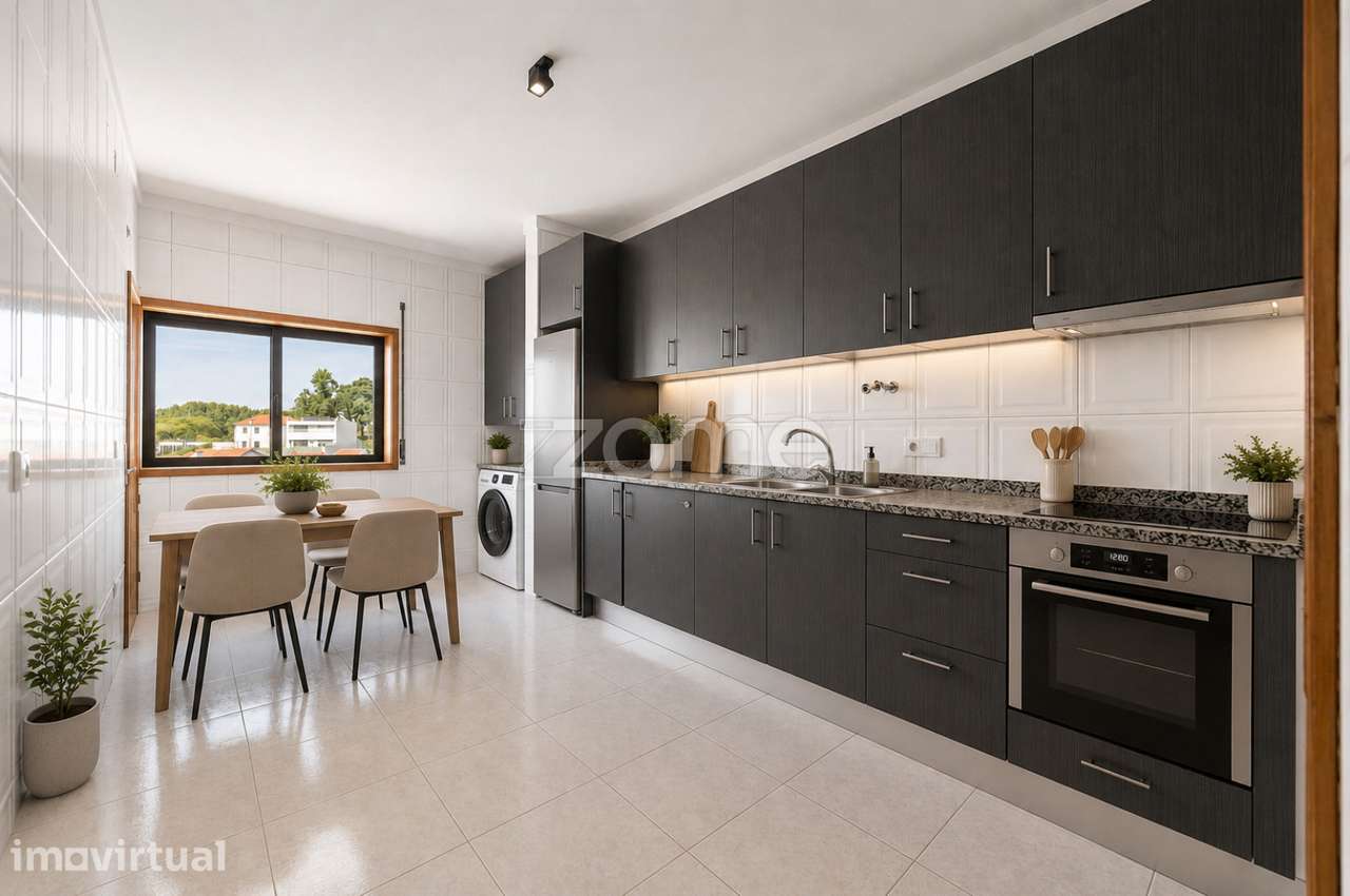 Apartamento T3 com áreas generosas, vistas deslumbrantes e localiza...