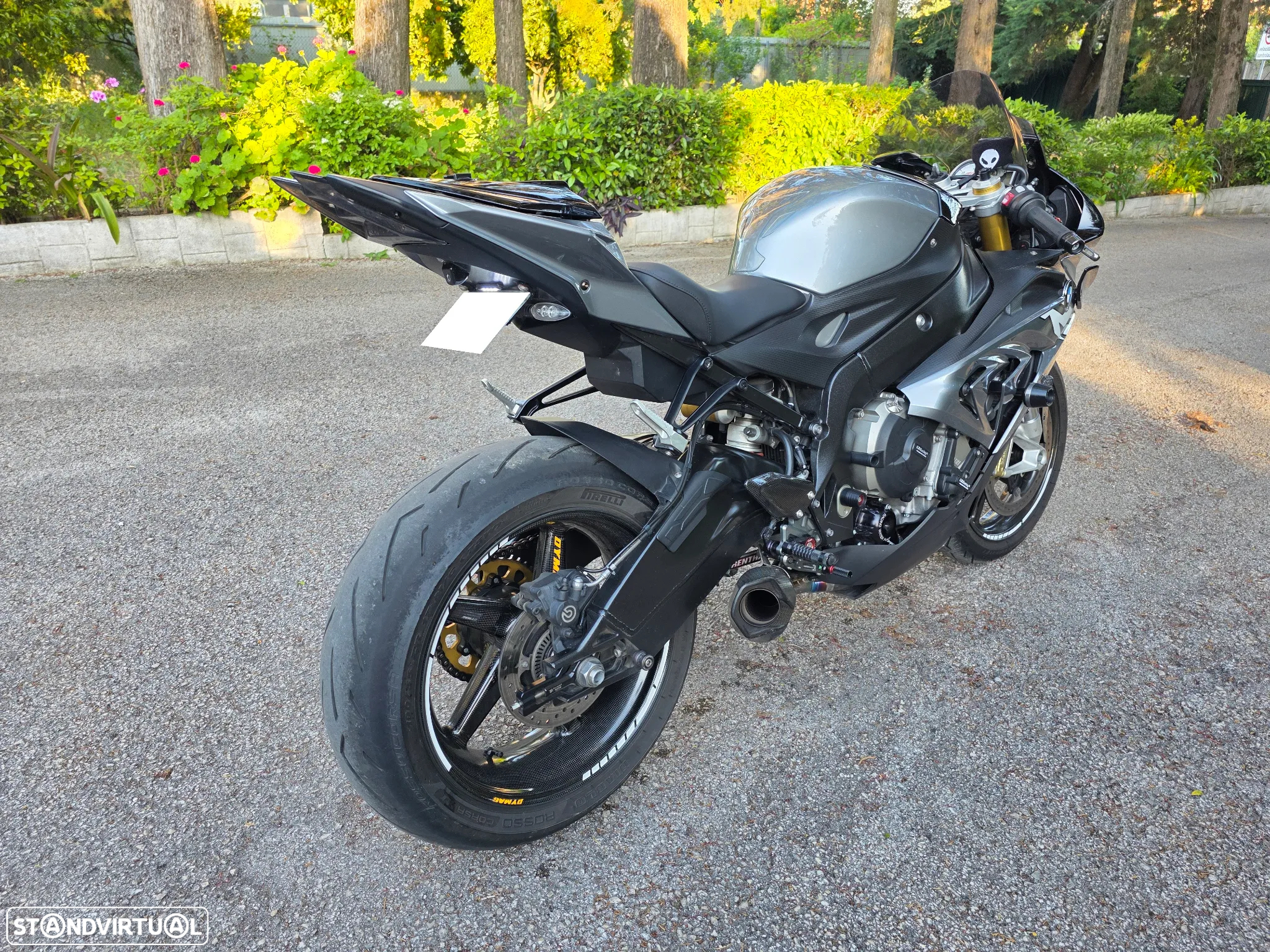 BMW S 1000 RR JANTES CARBONO ESCAPE COMPLETO ARROW C/NOVA ACEITO RETOMA - 6