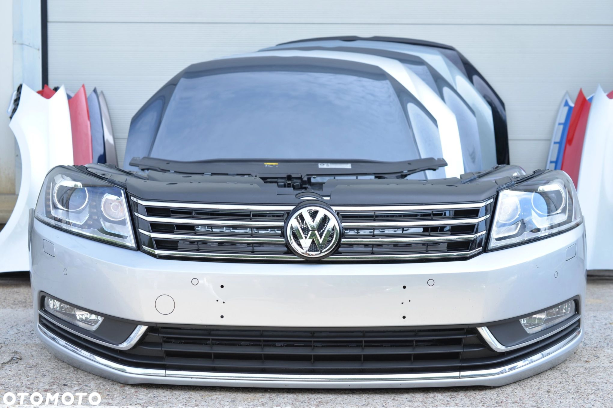 MASKA ZDERZAK GRILL BŁOTNIK LAMPA H7 XENON PAS BELKA VW PASSAT B7 2010-2015 - 2