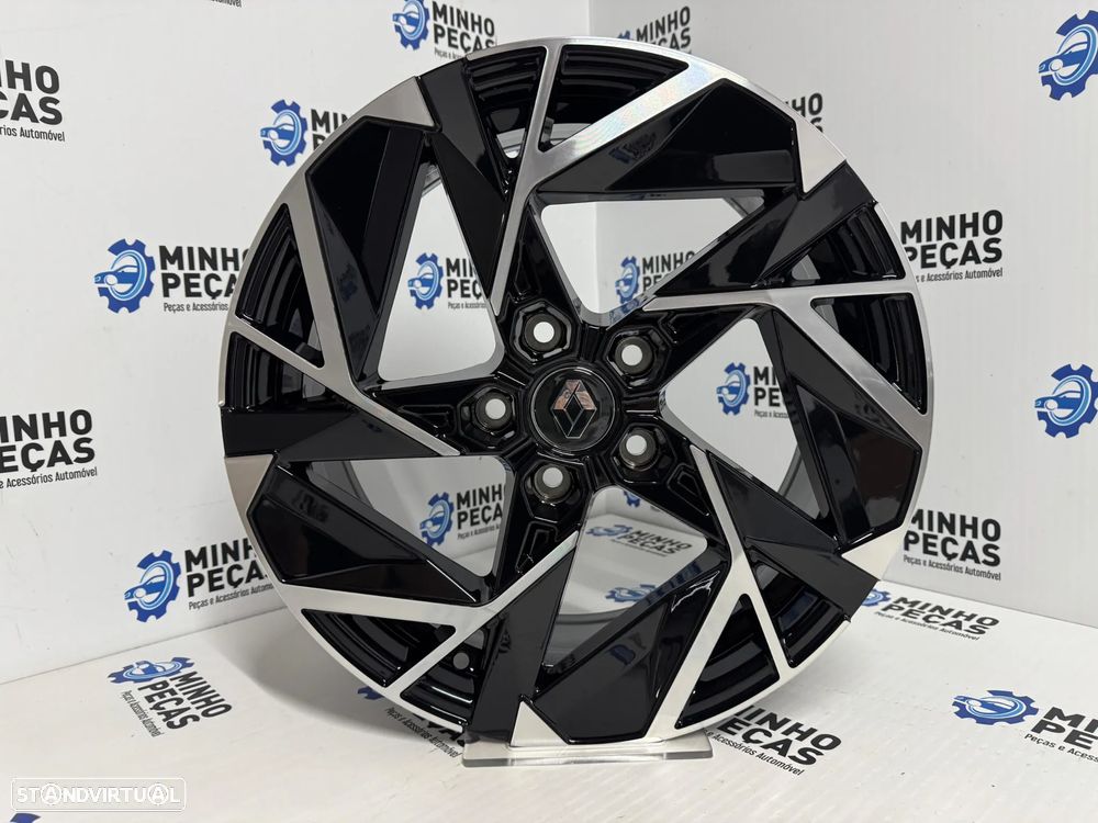 Jantes Look Renault Megane 2025 em 17 (5x114.3) Preto e Polido - 8