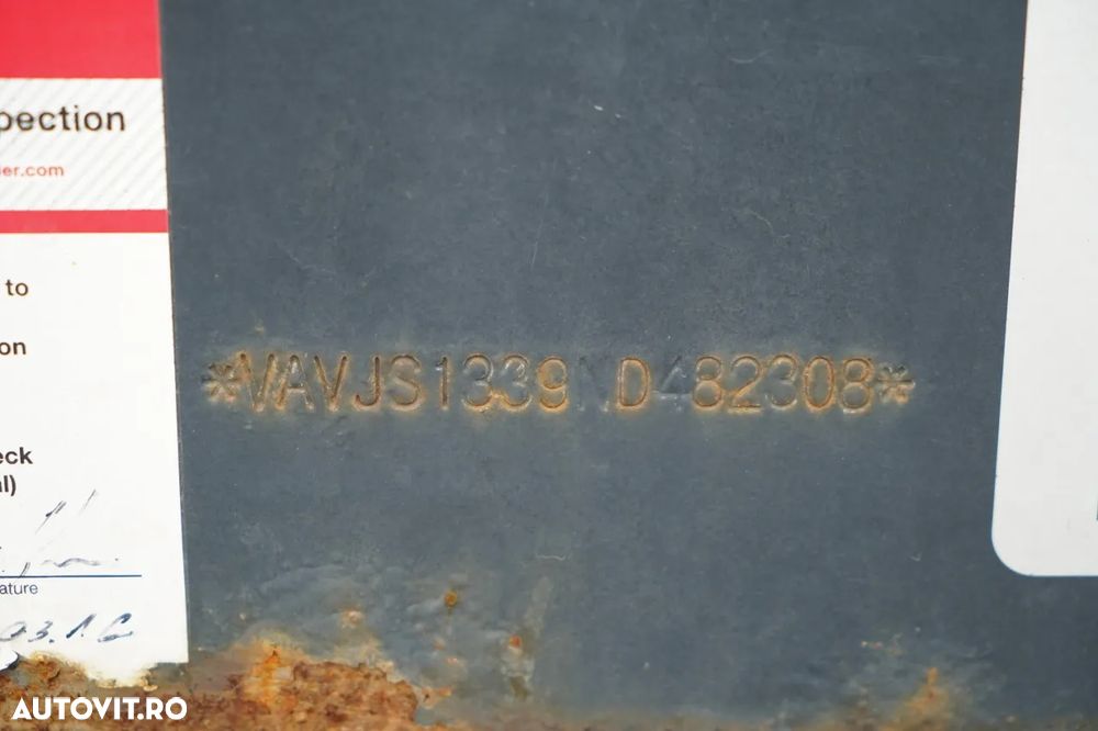 Schwarzmuller CORTINĂ / STANDARD / HALOMETRU DHOLLANDIA 2.000 kg / SAF / PODEA RESISTENTĂ, ȘINĂ ȘI PLĂCĂ / PODEA ARMATĂ - 31