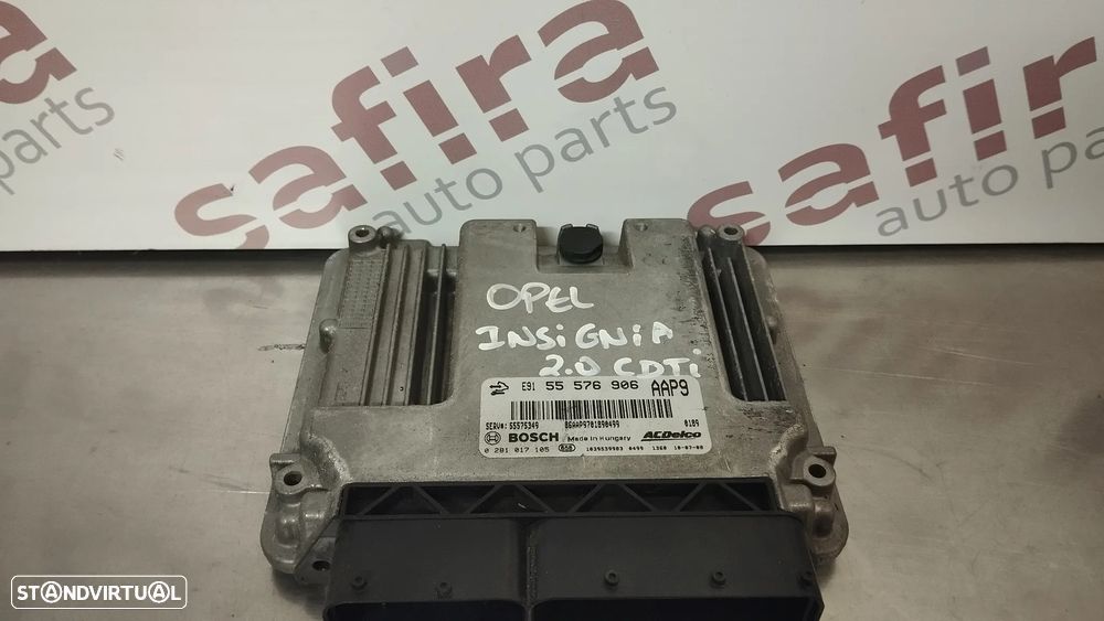 CENTRALINA / UNIDADE DO MOTOR OPEL INSIGNIA 2.0CDTI REF. 55576906 0281017105 55575349 - 2