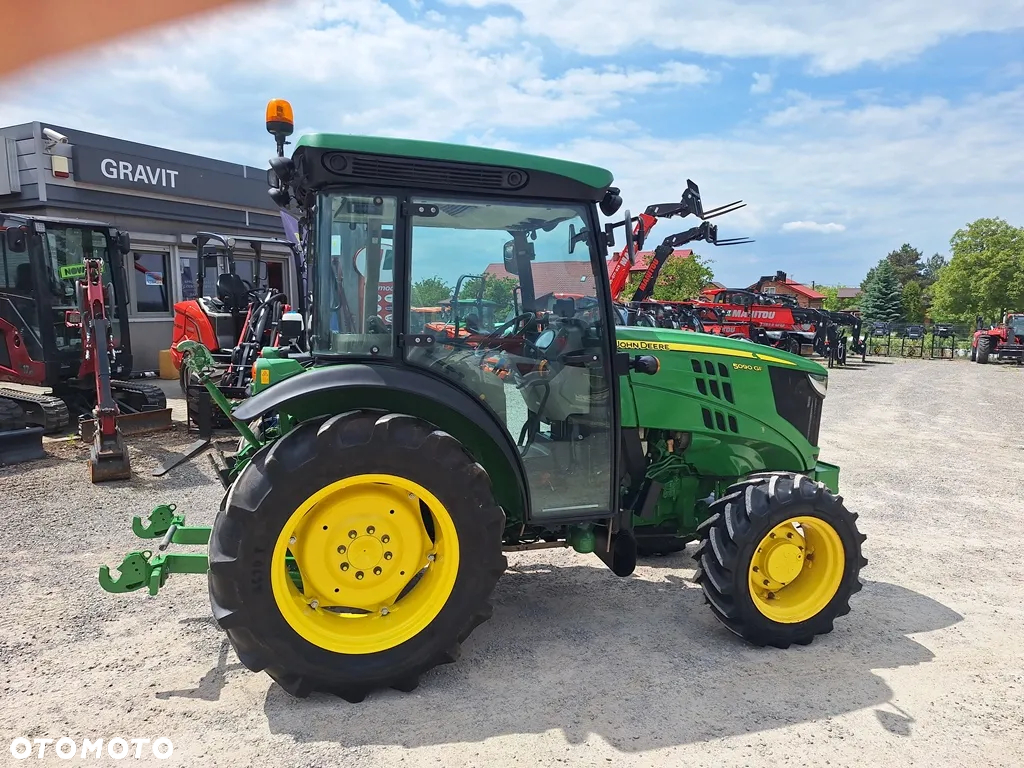 John Deere JD 5090 GF, ciągnik sadowniczy, ogrodniczy, 90 KM 4-cyl, I-szy właściciel - 8