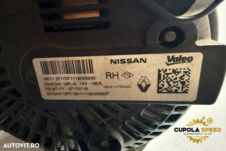 Alternator 231004719R 1.5dci K9K Dacia Duster 2 [2018 - 2022] - 3