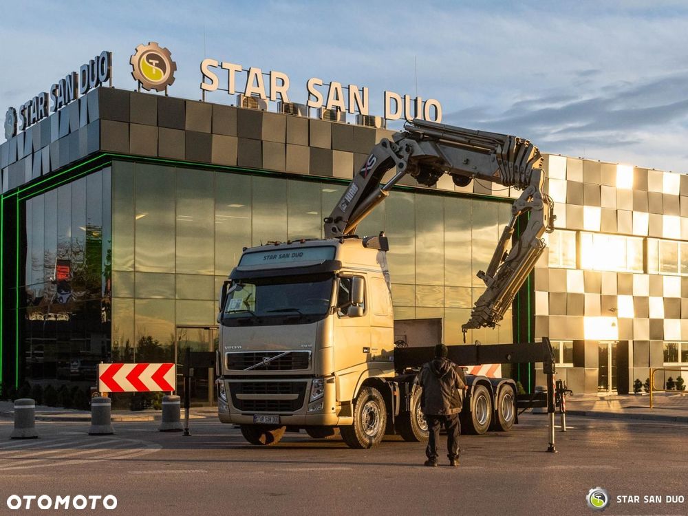Volvo FH540 8x4 HIAB 477 E-6XS HDS Żuraw Fly Jib Wciągarka - 5