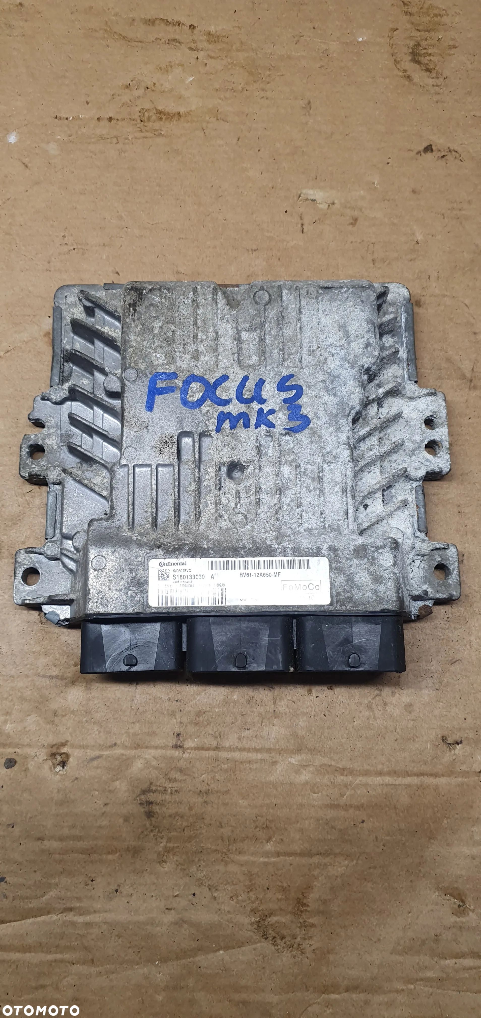 Komputer sterownik silnika Ford Focus MK3 1.6 TDCI BV61-12A650-MF - 1
