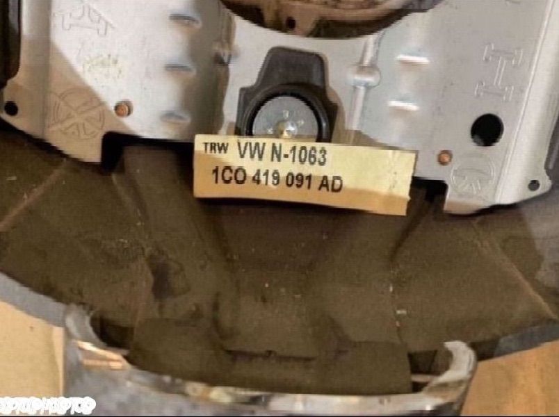 1C0419091 kierownica vw new beetle volkswagen - 3