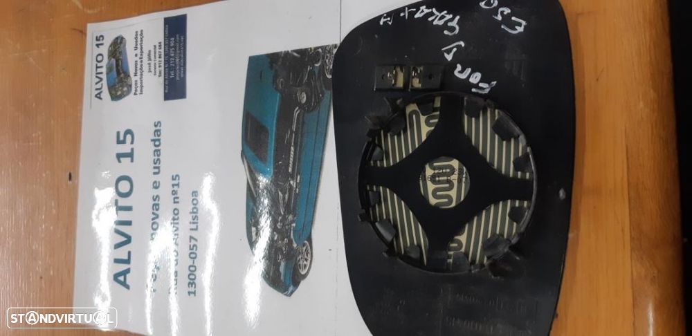 Vidro Espelho Retrovisor Esq.  Ford Galáxia 2001 Original - 3