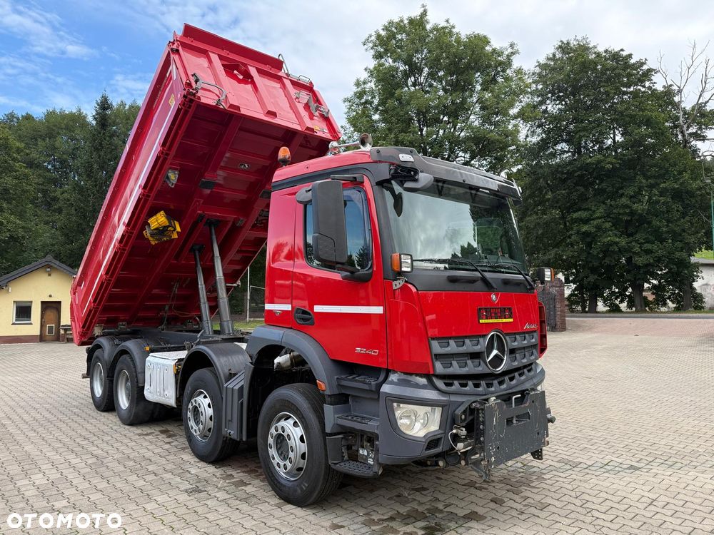 Mercedes-Benz 3240 AROCS wywrotka 8x4, 3-str. MEILLER, BORDMATIC, 357 t.km.! - 5