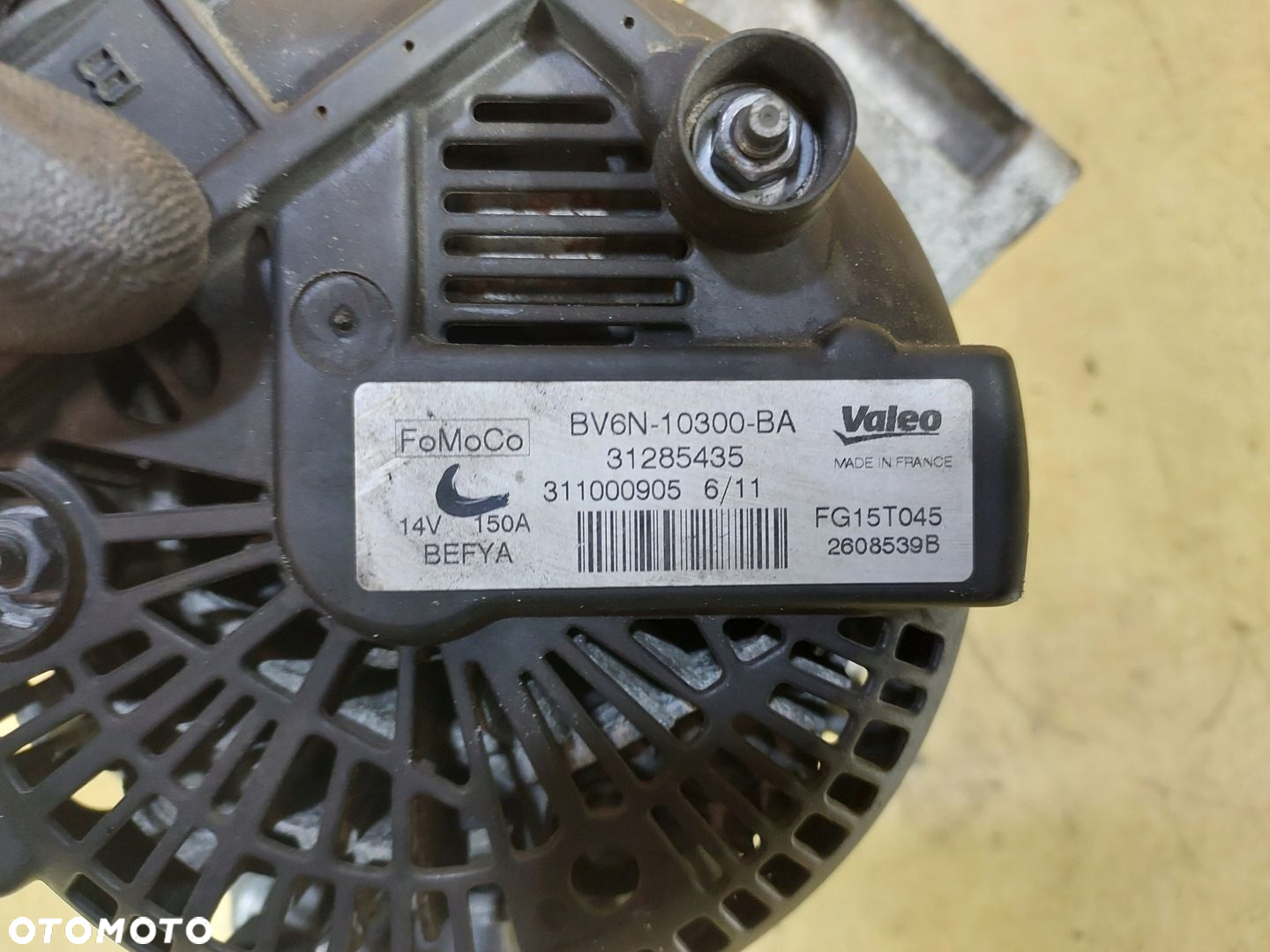 C-MAX MK2 1.6 ECOBOOST ALTERNATOR BV6N10300BA - 5