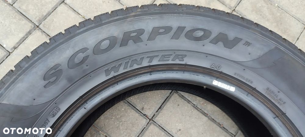 OPONY ZIMOWE 235/65R17 104H PIRELLI SCORPION WINTER (3518) ZIMA 5 mm 2 SZTUKI PARA - 5