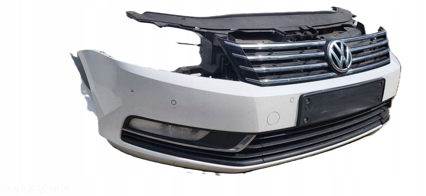 VW PASSAT B7 10-14R PRZÓD MASKA ZDERZAK PAS BŁOTNIK LAMPA LB9A - 4
