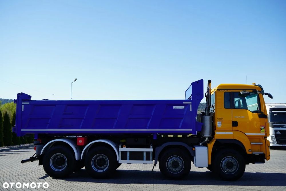 MAN TGS 35.500 / 8x4 / WYWROTKA / HYDROBURTA / BORDMATIK / NAVI / 2019 ROK - 14
