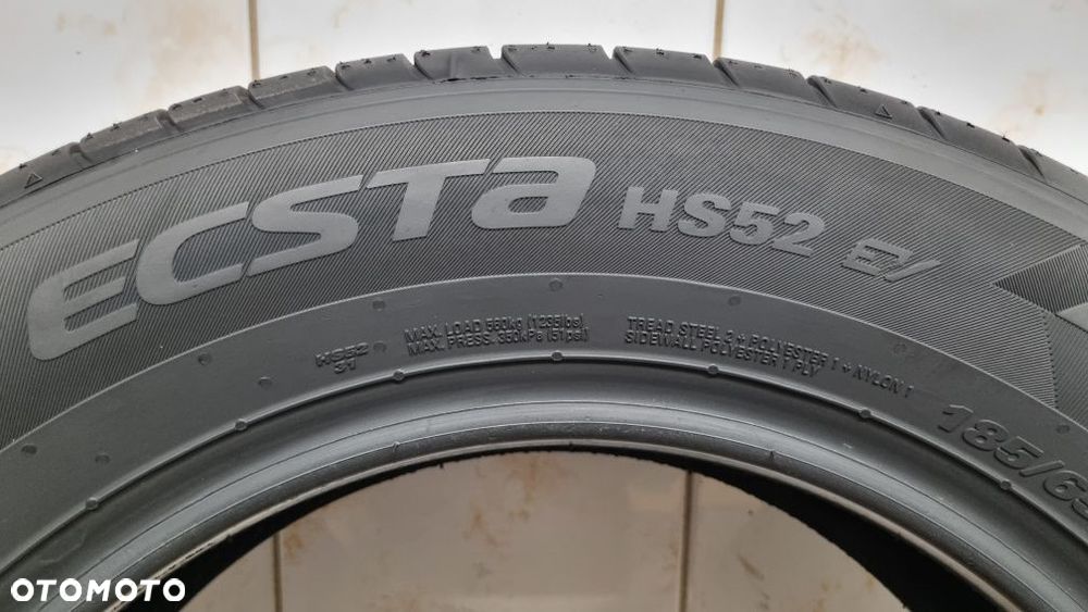 Nowe 4 opony letnie 185/65 R15 88H Kumho Ecsta HS52 2025 - 5