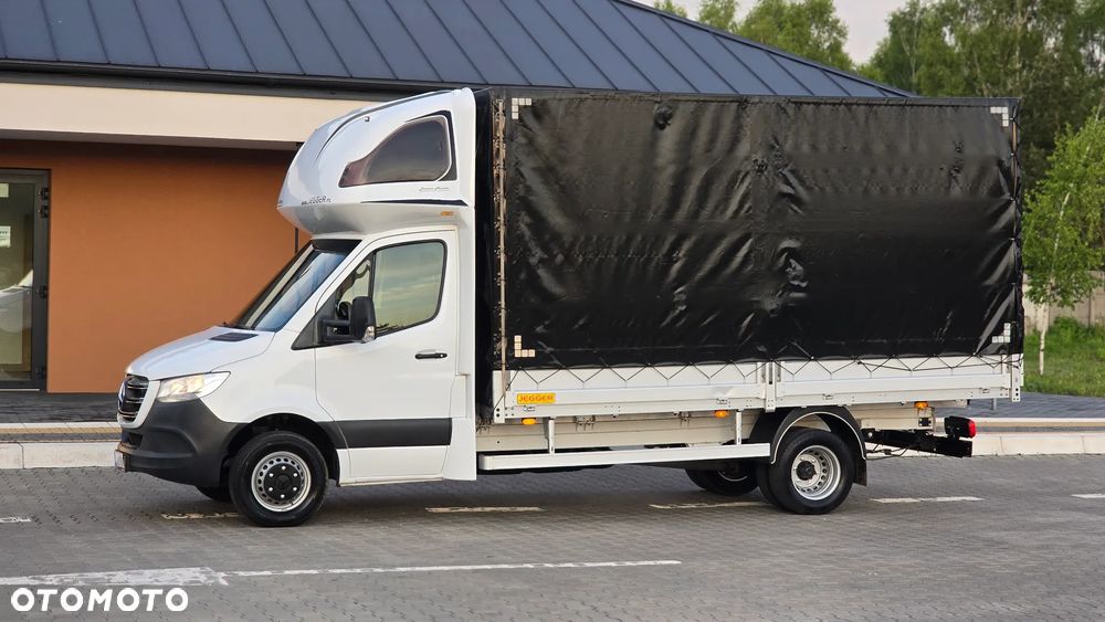 Mercedes-Benz SPRINTER 519 CDI 907❗❗3.0 190 KM V6 / MANUAL / PLANDEKA 10 PALET / PODNOSZONY DACH / BLIŹNIAKI / ZABUDOWA JEGGER / PODUSZKI PNEUMATYCZNE / SYPIALKA / SALON POLSKA ❗❗ - 9