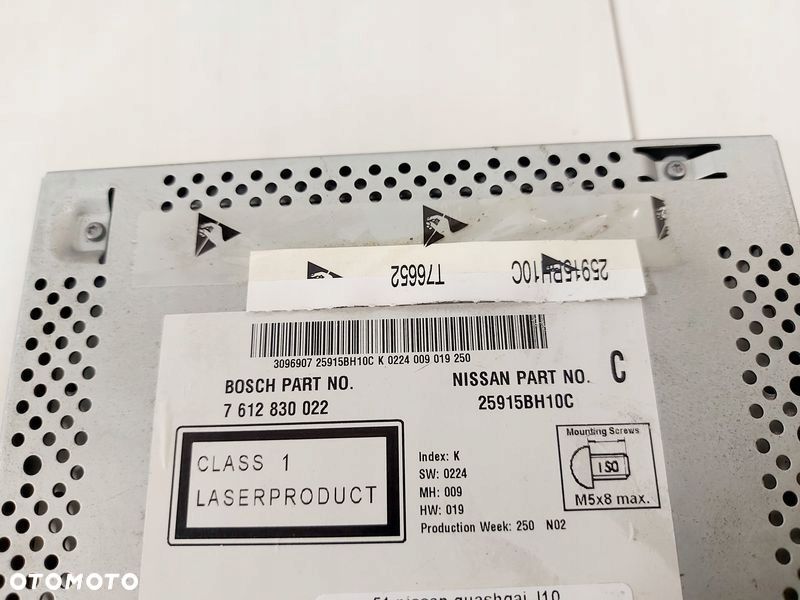 nissan qashqai 1 i j10 lift radio nawigacja navi 25915bh10c - 7