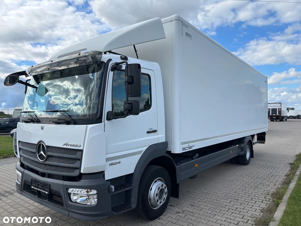 Mercedes-Benz ATEGO 1524  EURO 6 (1527, 1530) kontener z windą , idealny stan , z Niemiec - 1