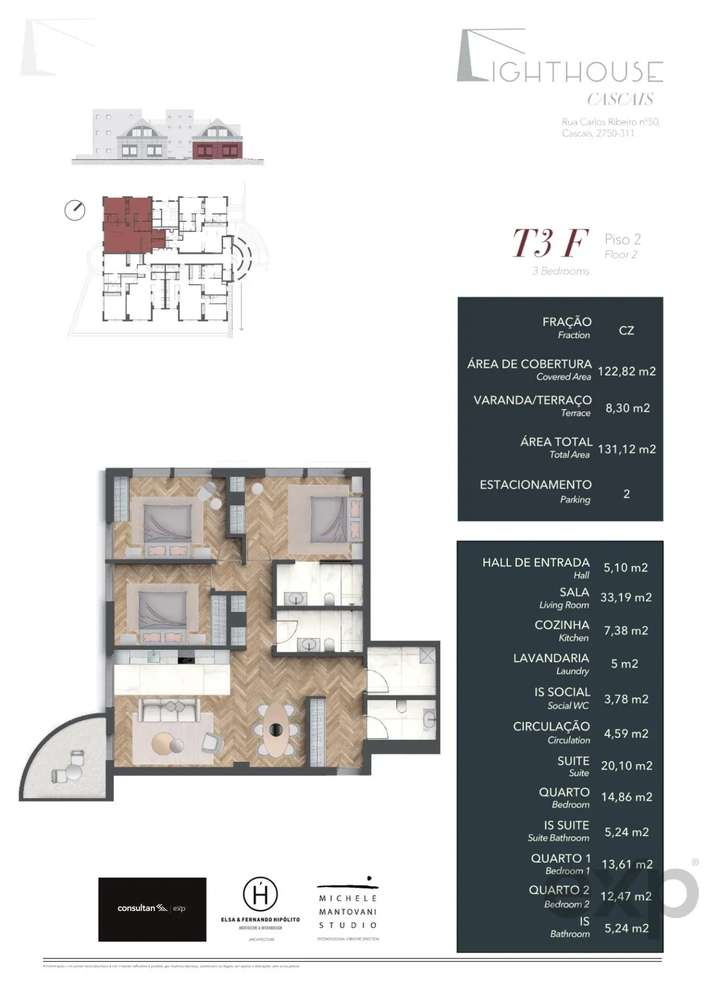 Apartamento T3 - CASCAIS - Grande imagem: 5/7