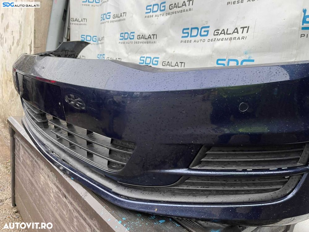 Bara Spoiler Fata cu Locas Senzori Parcare Culoare LH5X Volkswagen Golf 7 Break Combi 2013 - 2017 Cod 5G0807221 - 4