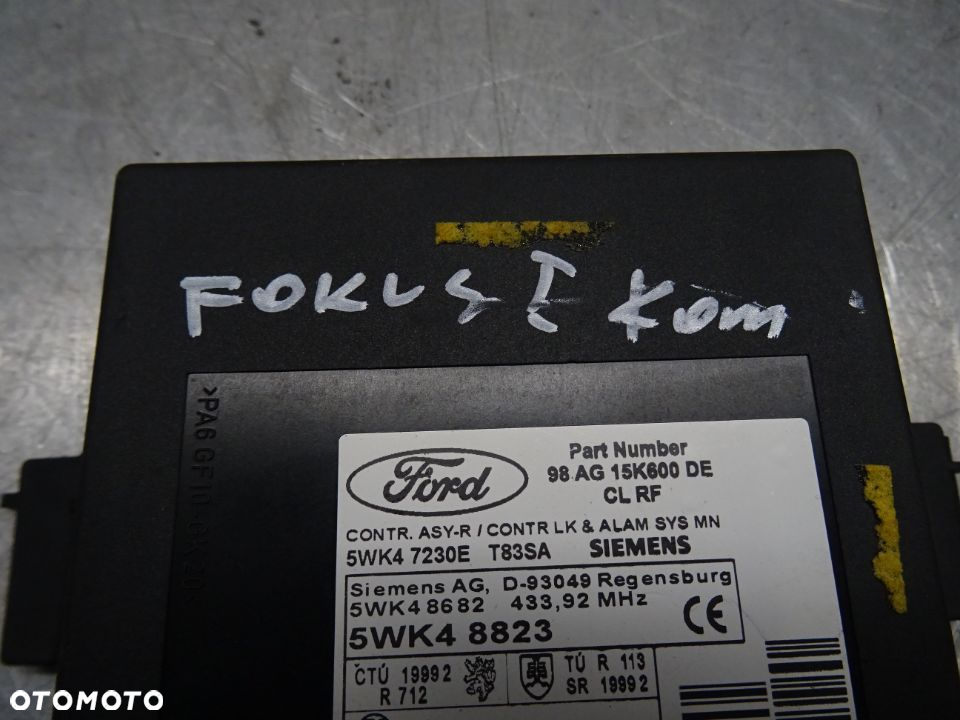 FORD FOCUS MK1 98-01 MODUŁ KOMFORTU 15K600DE - 2