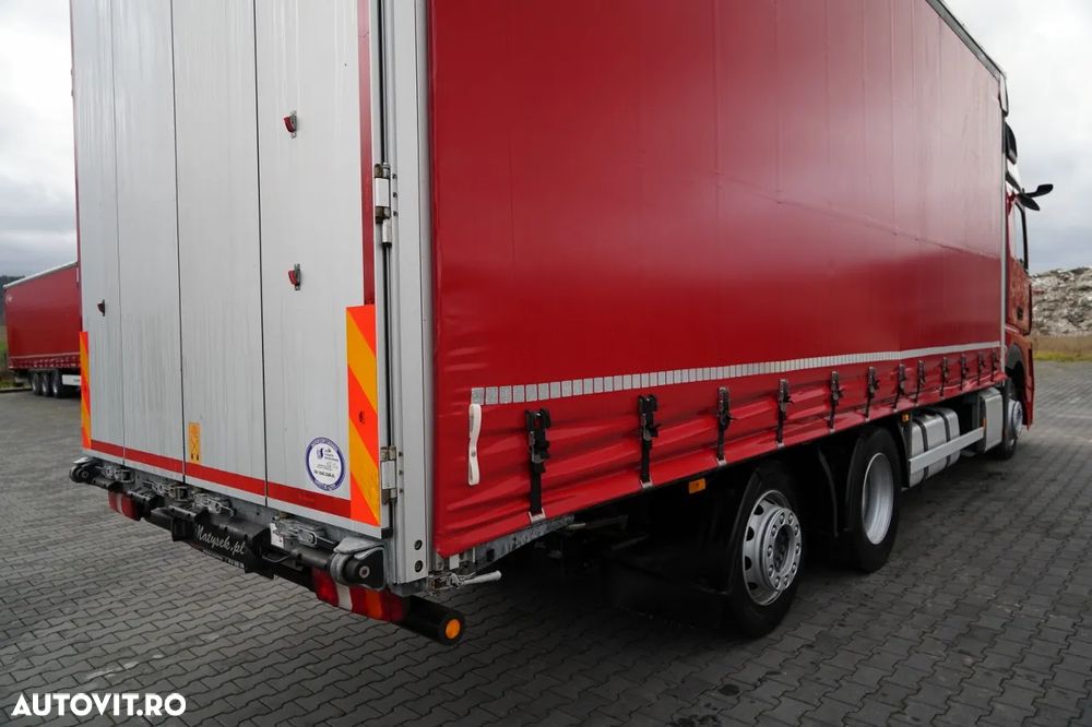 Mercedes-Benz ACTROS / 2545 / CORTINĂ / 6x2 / I-PARK COOL / BIG SPACE / WIELTON / 2021 - 12