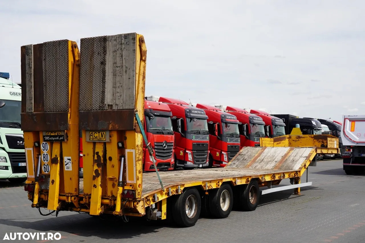 ACTM TRANSPORTATOR / ÎNCĂRCARE JOS / 13,2 M / GAMĂ HIDRAULICĂ / AX DE DIRECȚIE - 9