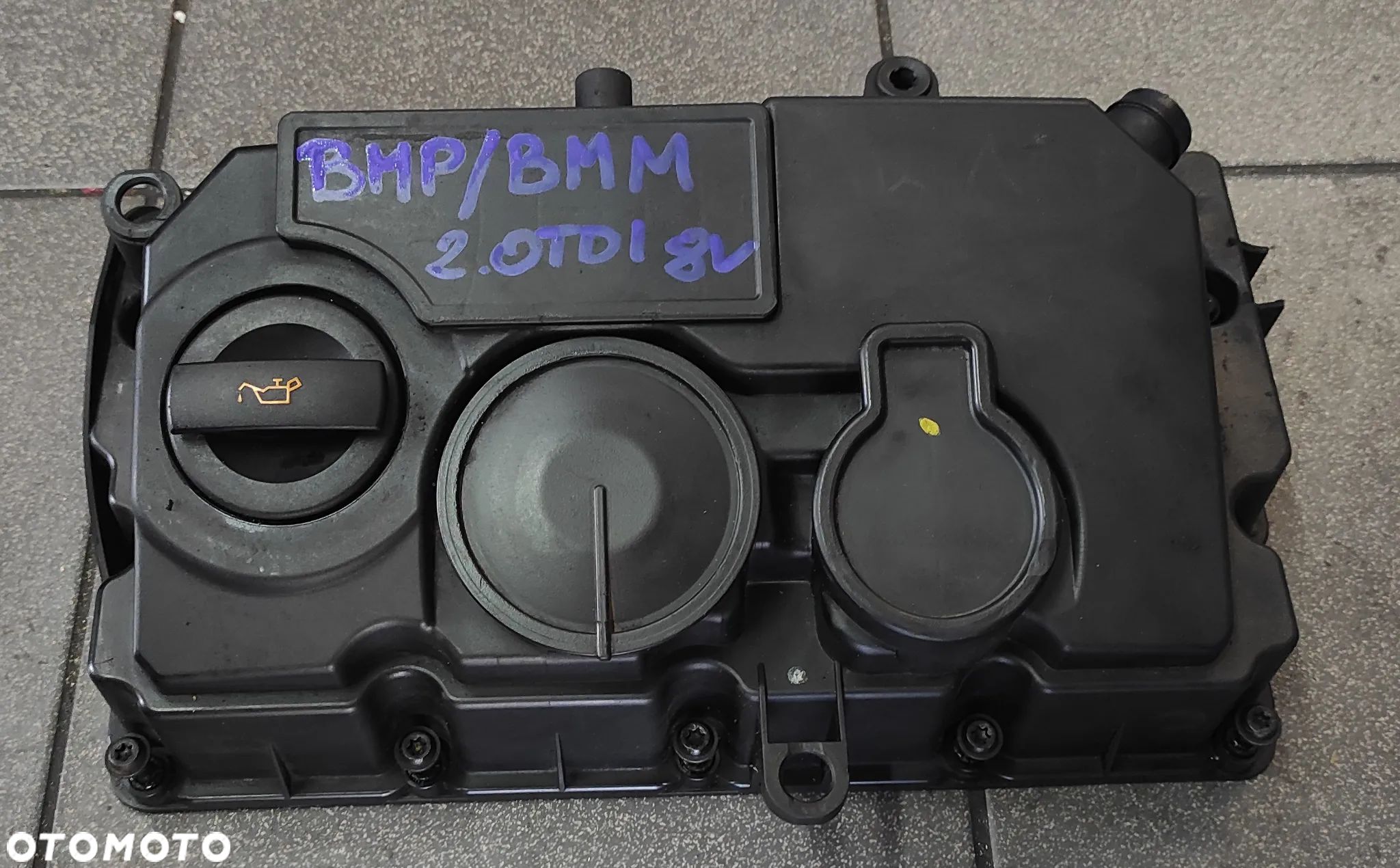 VW AUDI SEAT SKODA POKRYWA ZAWORÓW DEKIEL 1.9 TDI BLS 2.0 TDI BMM BMP 03G103469G 03G103469M WYSYŁKA !!! - 1
