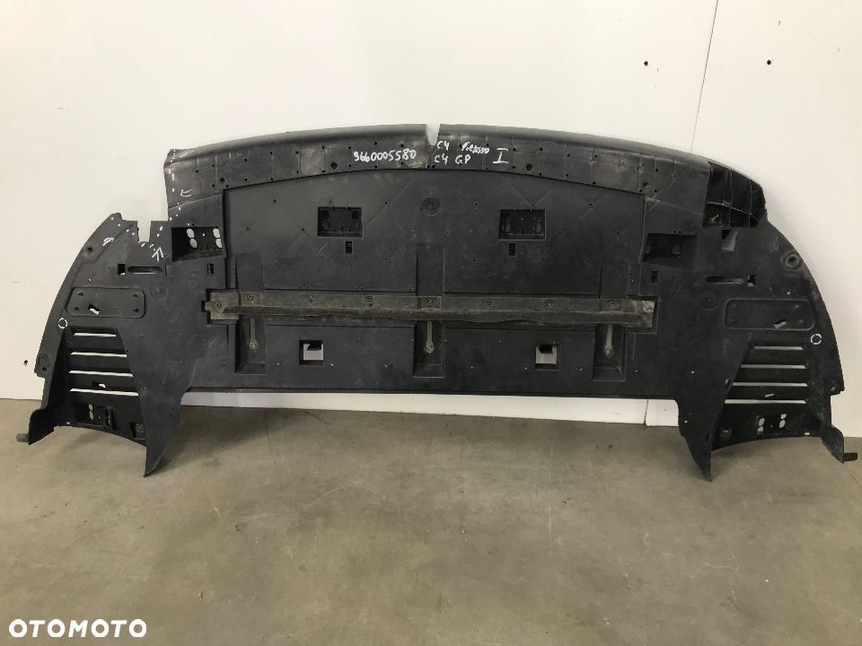 Osłona pod zderzak Citroen C4 Grand Picasso I 06-15r. przednia płyta dolna podwozia 9660005580 - 1