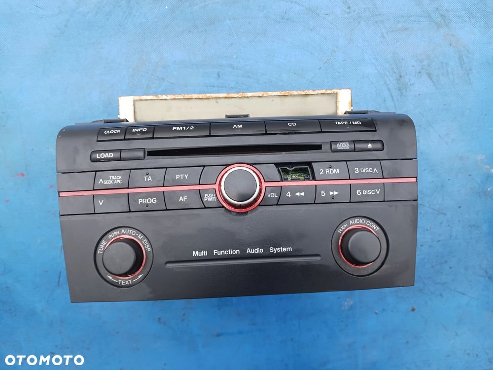 Mazda 3 BK 03-09 Radio radioodtwarzacz CD Oryginał fabryczne wyświetlacz ekran - 1