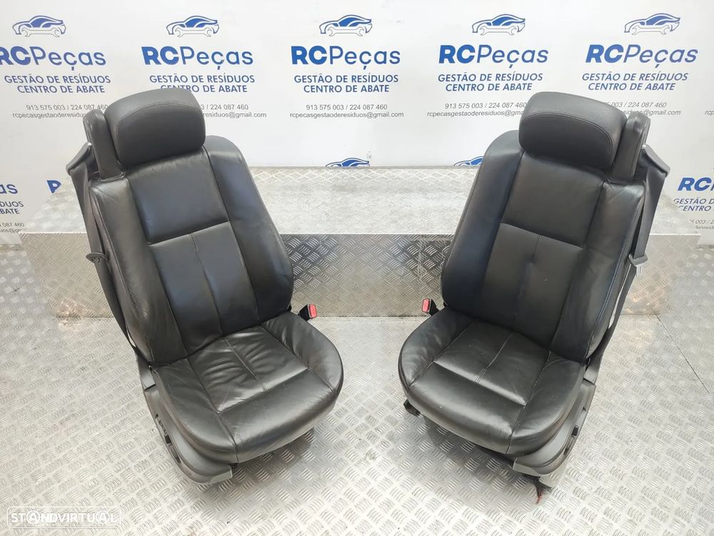 Conjunto Bancos Frente Frontais Pele BMW Serie 6 E64 Cabrio Eletricos 2003 a 2010 - 2