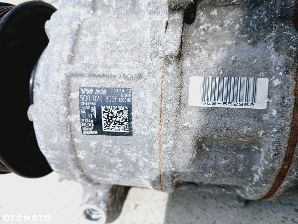Pompa Kompresor Sprężarka Klimatyzacji 5Q0820803F Audi VW Seat Skoda - 6