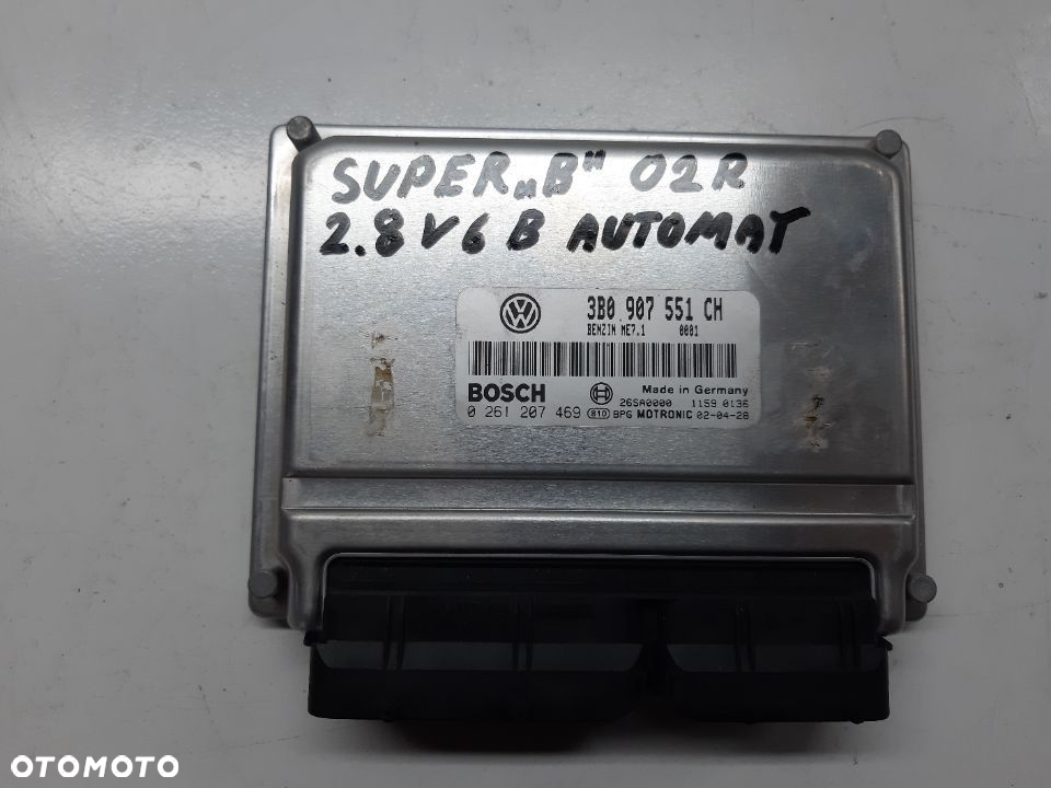 SKODA SUPERB 02R 2.8 V6 ZESTAW STARTOWY 3B0907551CH, 3U0920840C - 2