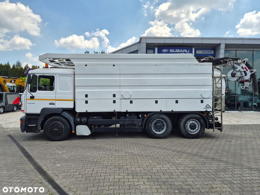 MAN FE 28.460 6X4 / WUKO / ASENIZACYJNY / ASSMANN / RECYKLING / 7000L + 1700L / NIE RDZEWKA BECZKA / SERWISOWANY / SOLIDNA ZABUDOWA / CZYSZCZENIE KANALIZACJI - 10