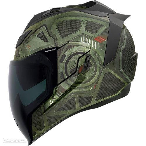 capacete icon airflite ™ blockchain green - 3