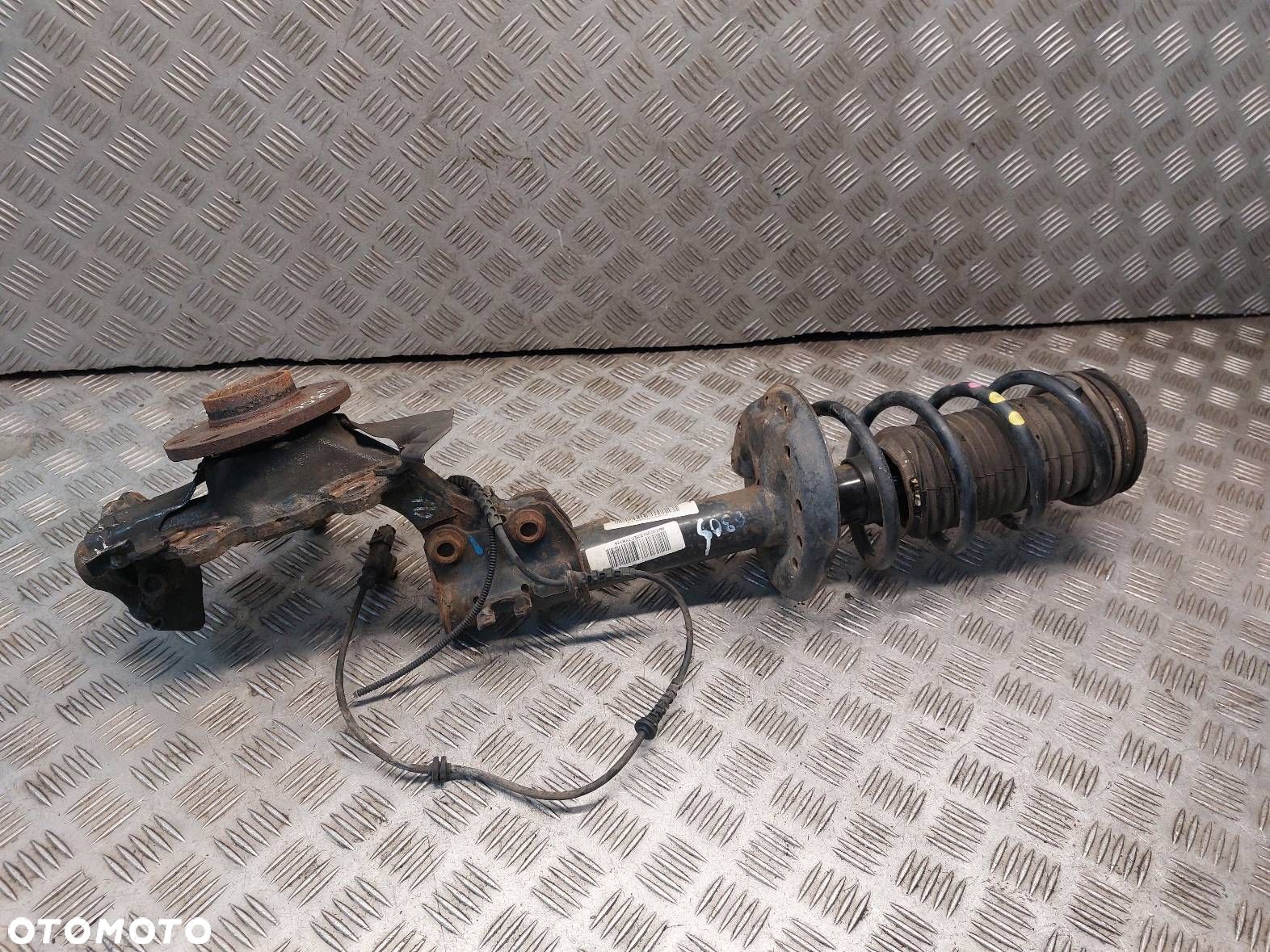 AMORTYZATOR SPRĘŻYNA ZWROTNICA PRAWY PRZÓD FIAT PUNTO 2012 51865488 - 1