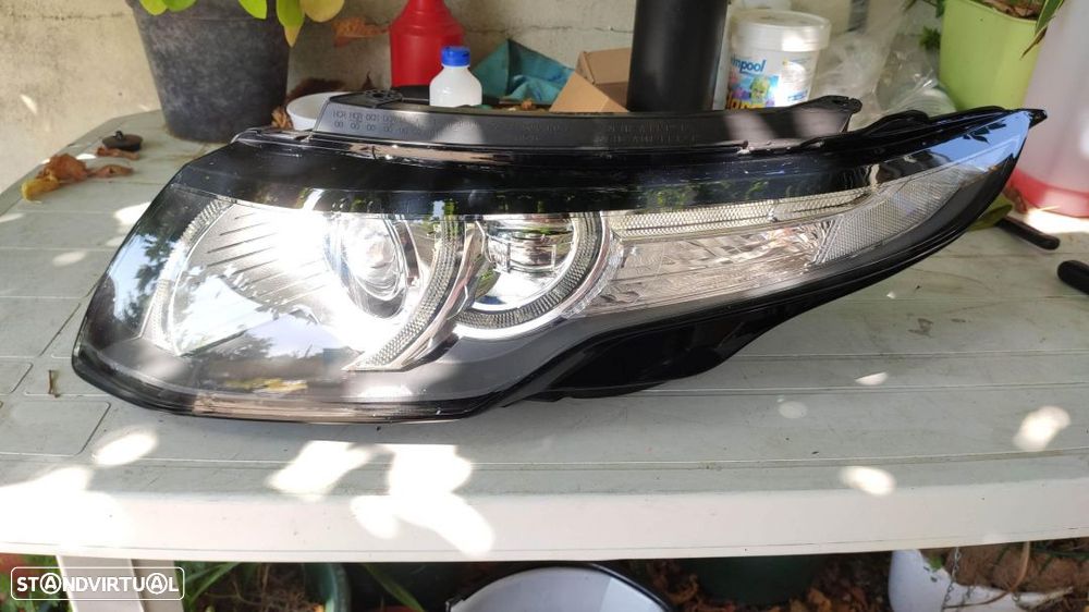 farol esquerdo Xenon range Rover Evoque completo - 1