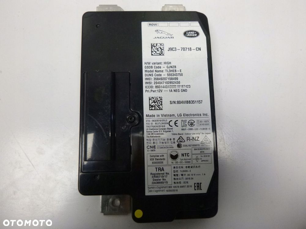 RANGE EVOQUE L538 2.0 TB STEROWNIK MODUŁ KOMPUTER - 2