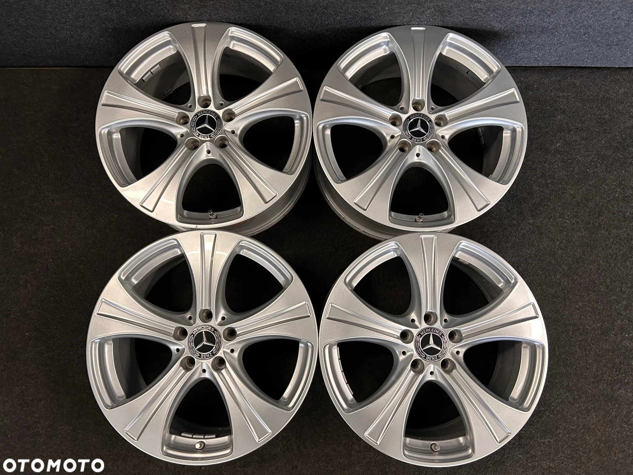 Alufelgi Mercedes GLC X253, GLA, C-Klasa W205, E-Klasa W213, W212 18 cali 5x112 4szt. Ładne z czujnikami! - 3
