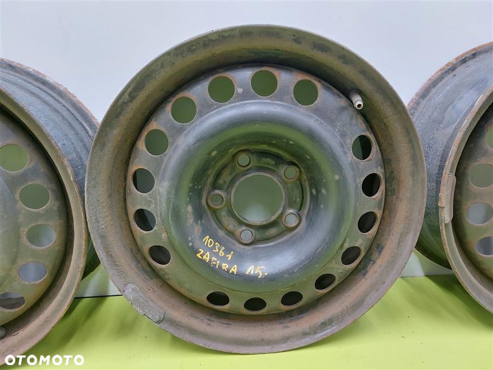 Felgi stalowe OPEL ASTRA II G, ZAFIRA A GM 5X110 6 J R15 ET 43 4 SZTUKI - 9