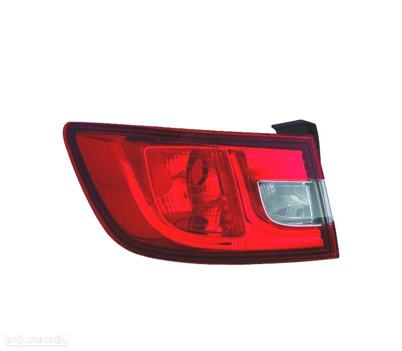 FAROLIN ESQ PARA RENAULT CLIO IV 12-16 BRANCO VERMELHO - 1